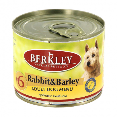 Berkley Консервы для собак с дичью и морковью
